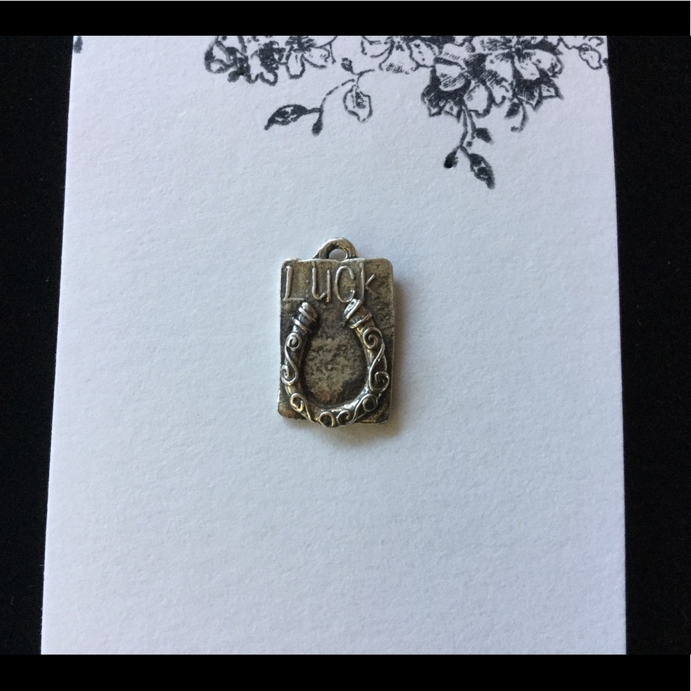 Sterling Silver Good Luck Charm